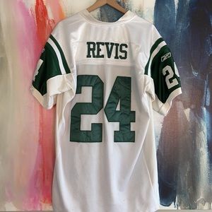 Authentic NFL Reebok NY Jets Darrelle Revis# 24 Football Jersey.